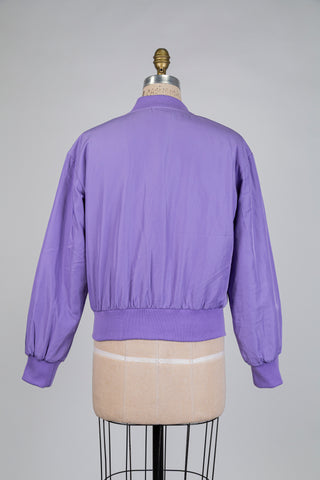 Powdered lilac bomber jacket (6 to 10)