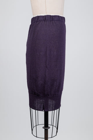 Sheer Purple Linen Skirt/Tube Top (M+L)