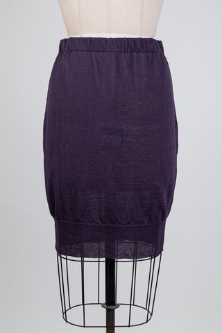 Sheer Purple Linen Skirt/Tube Top (M+L)