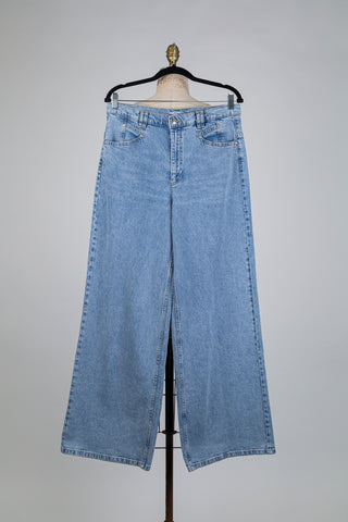 Wide leg denim trousers (4-12 years)
