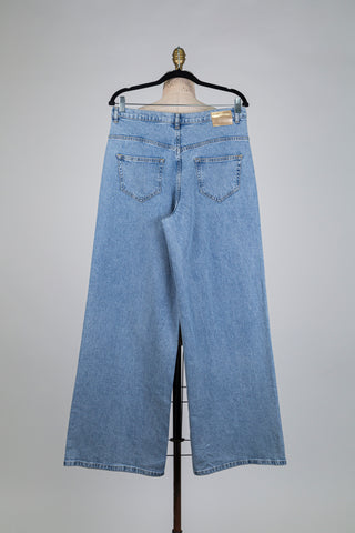 Wide leg denim trousers (4-12 years)