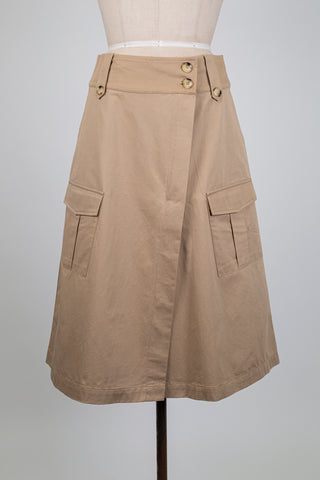 Beige cargo wrap skirt (4+6)