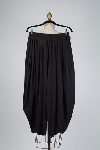 Pantalon ballon en coton noir (TU)