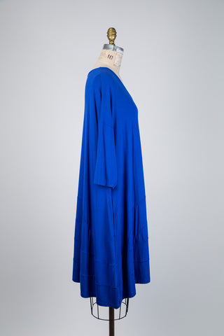 Tunique trapèze bleu indigo (TU)