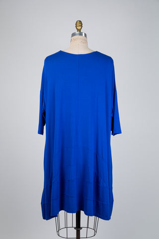 Tunique trapèze bleu indigo (TU)