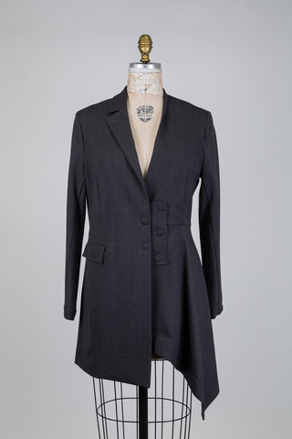 Gray blazer strength and finesse (M+L)