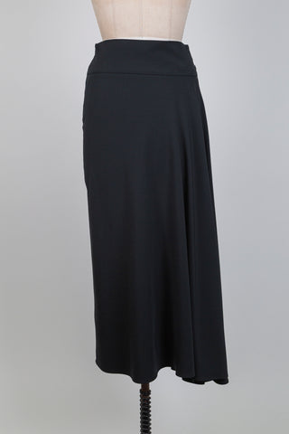 Double asymmetrical boreal green skirt (S)