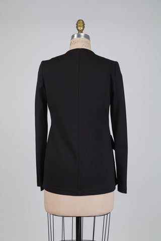 Black jacket with asymmetrical buttoning (XS)