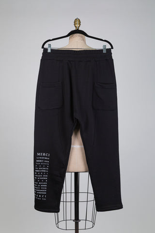 Jogger noir à mot doux pour soi! (S à L)