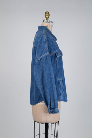 Surchemise en denim LIU JO strass (XS-S-M)