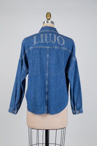 Surchemise en denim LIU JO strass (XS-S-M)