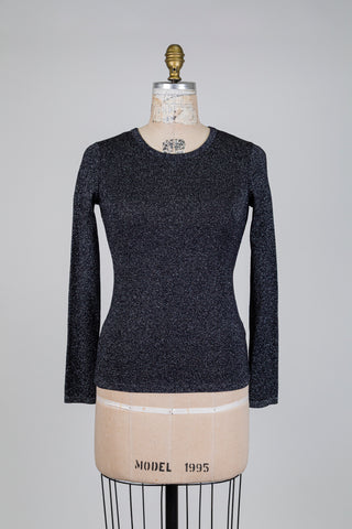 Chandail marine scintillant (S)