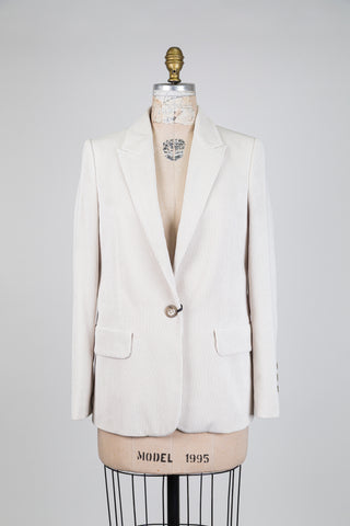 Eggshell corduroy blazer (8-14-16)
