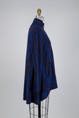 Veste trapèze effet aquarelle (S)