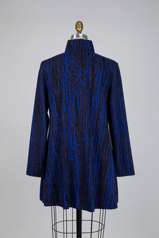 Veste trapèze effet aquarelle (S)