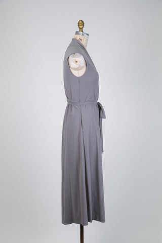 Misty grey wrap dress (S to L)
