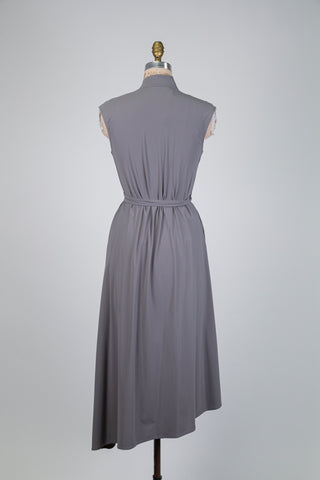 Misty grey wrap dress (S to L)