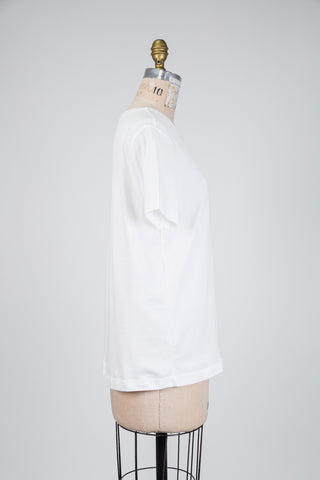 T-shirt blanc Snoopy à relief (4-6-10)