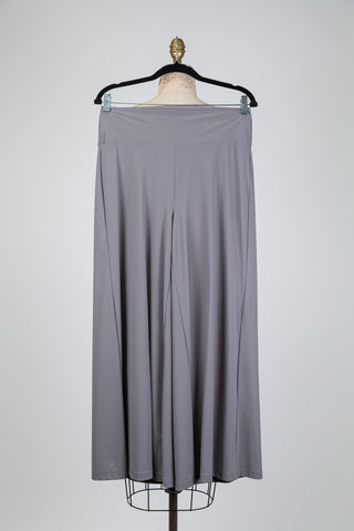 Misty Grey Wide-Leg Trousers (S)