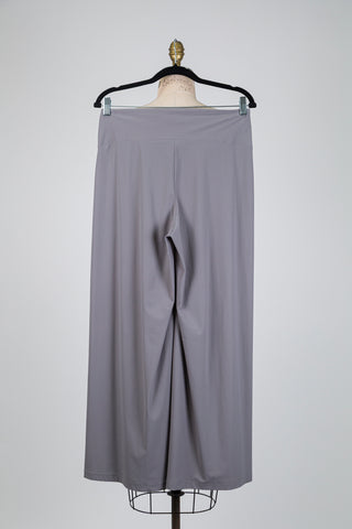 Pantalon jambe large gris brume (S)