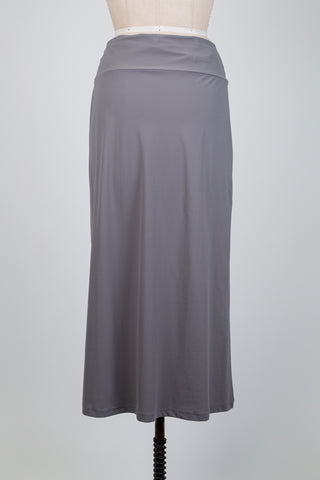 Fog grey microfiber skirt (S to L)