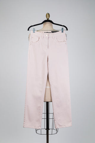 Pantalon en denim rose doux (4-6-14)