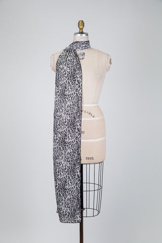 Foulard léopard brumeux (XXL)