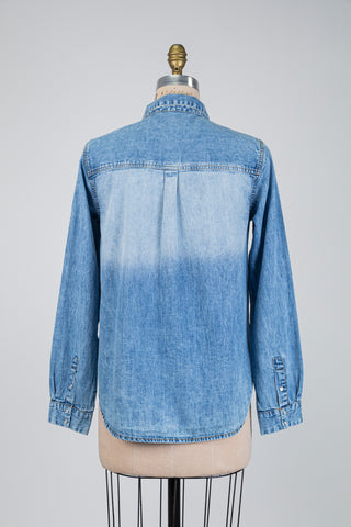 Chemisier en denim cool Snoopy (4+6)