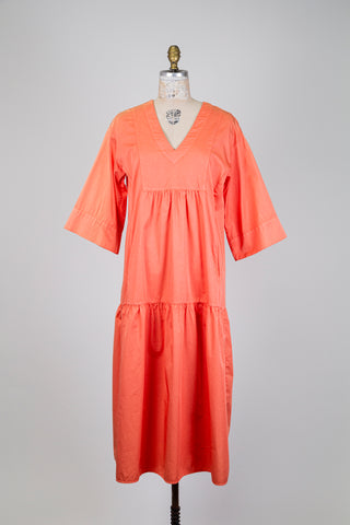 Orange ruffled dress (8) *imp*