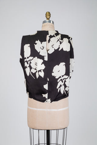 Black top with beige floral print (12)