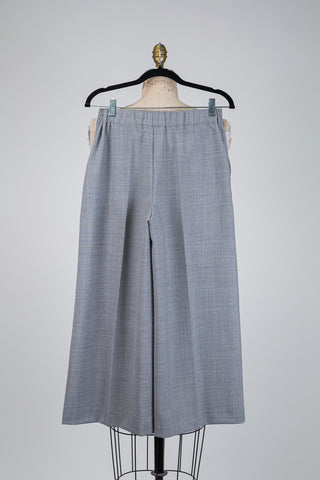 Grey marl cropped trousers (4)