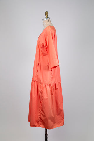 Orange ruffled dress (8) *imp*