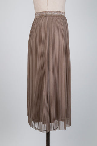 Taupe tulle skirt (6+12)