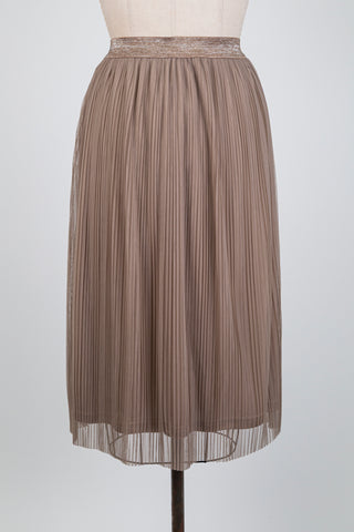 Taupe tulle skirt (6+12)