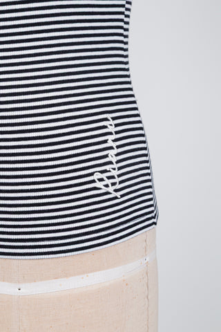 Black and white striped camisole (US 4-6-10-12)