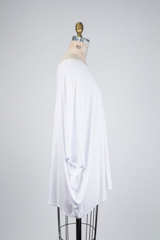 Haut blanc à manches chauve-souris (S/M)