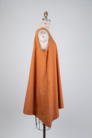Camel A-line dress (S+)