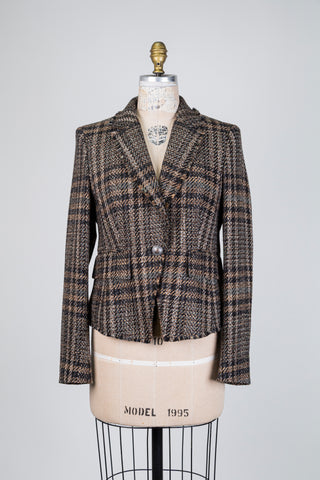Tartan tweed blazer (8+10)