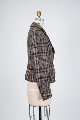 Tartan tweed blazer (8+10)