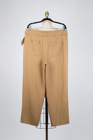 Pantalon miel coupe droite (12)