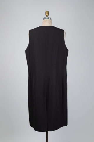 Veste sans manches noire façon blazer (14/16)