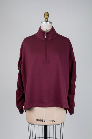 Chandail sport-chic bordeaux (14/16)
