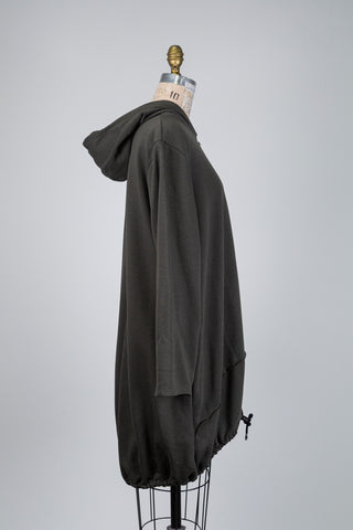 Veste à capuchon vert kaki esprit urbain  (M/L)