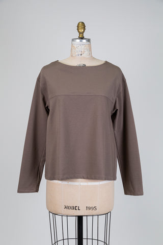 Taupe comfort sweater (S+)