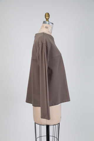 Taupe comfort sweater (S+)