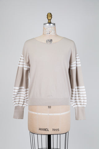 Chandail en maille greige (TU)