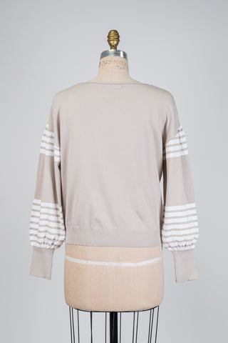 Chandail en maille greige (TU)