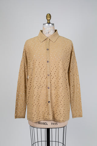 Golden light drop blouse (OS)