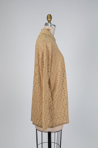 Golden light drop blouse (OS)