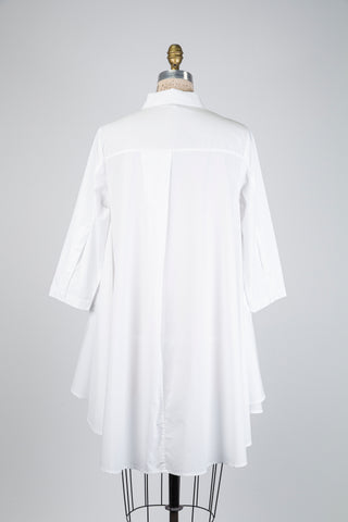 White A-line blouse (S+)